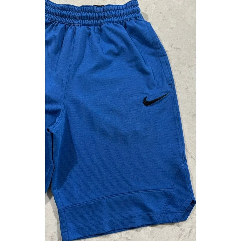 Nike Mens Small Blue Dri-FIT Athletic Gym Training Shorts AJ3914-480